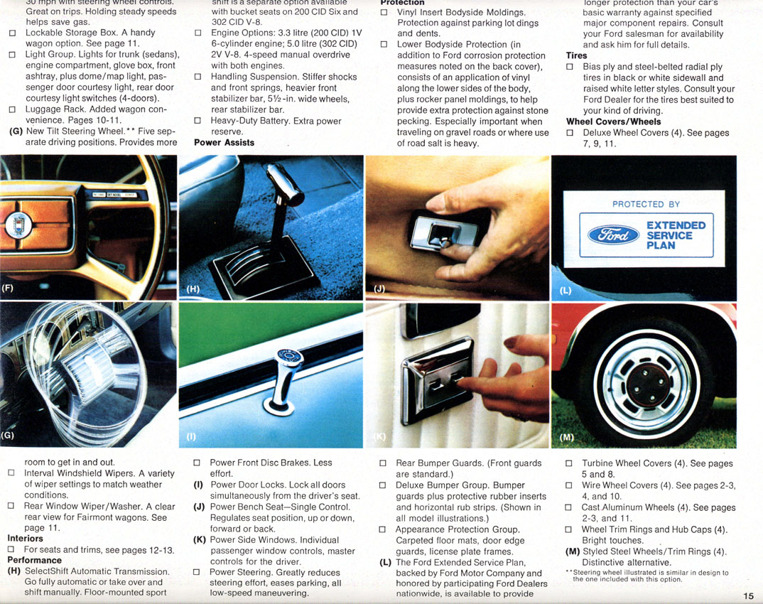 1979 Ford Fairmnot Brochure Page 6